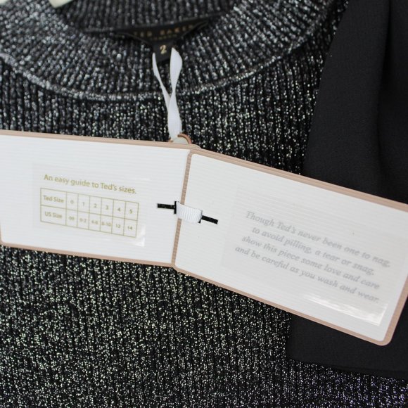 NWT TED BAKER Bow Stylish Sweater - Work to Evening - Picture 7 of 9